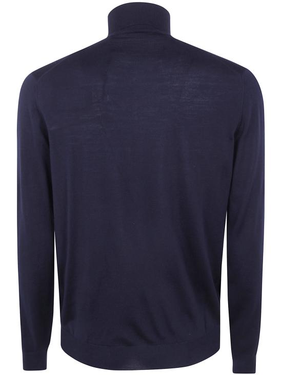 26FW 필리포 드 로렌티스 터틀넥 DV1ML RM16R 099 890 BLUE - FILIPPO DE LAURENTIIS
