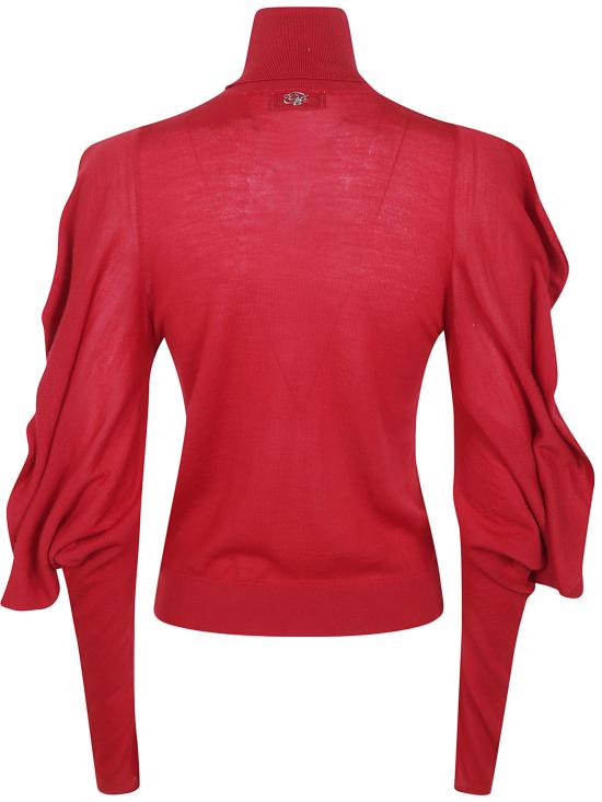 26FW 블루마린 터틀넥 RF6179MA313 X0824 LIPSTICK RED - BLUMARINE