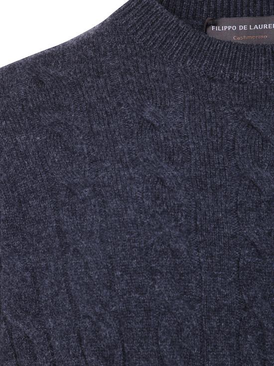 26FW 필리포 드 로렌티스 스웨터 GC3ML WC7TC 980 DARK GREY MELANGE - FILIPPO DE LAURENTIIS