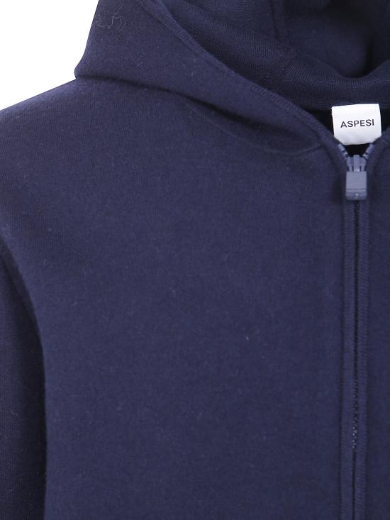 26FW 아스페시 집업 니트 W6 Q M657 D965 10099 BLACK NAVY - ASPESI