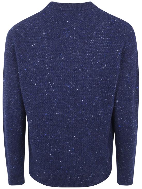 26FW 필리포 드 로렌티스 스웨터 GC3ML WC7BD 881 BLUE BLACK MELANGE - FILIPPO DE LAURENTIIS