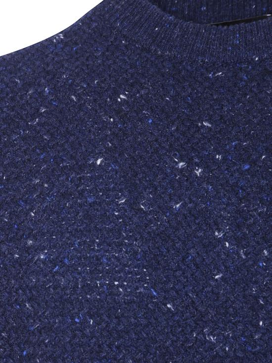 26FW 필리포 드 로렌티스 스웨터 GC3ML WC7BD 881 BLUE BLACK MELANGE - FILIPPO DE LAURENTIIS