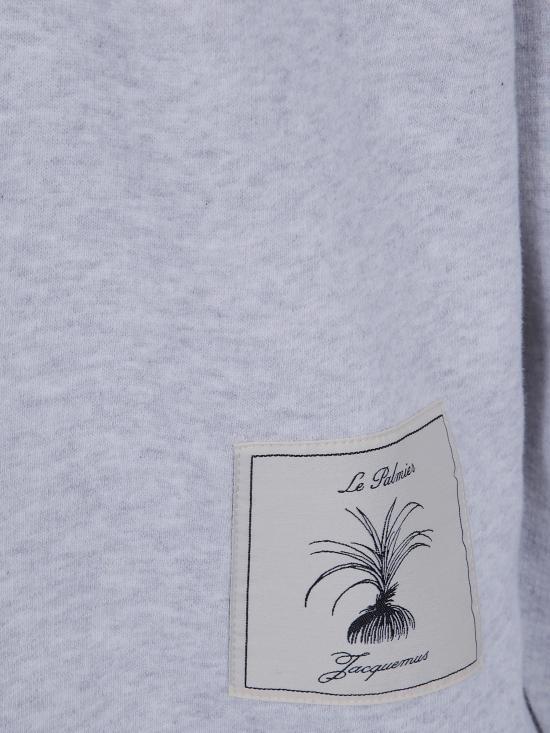 26FW 자크뮈스 긴팔 티셔츠 26HSSM00325AJ00262 930 GREY MELANGE - JACQUEMUS