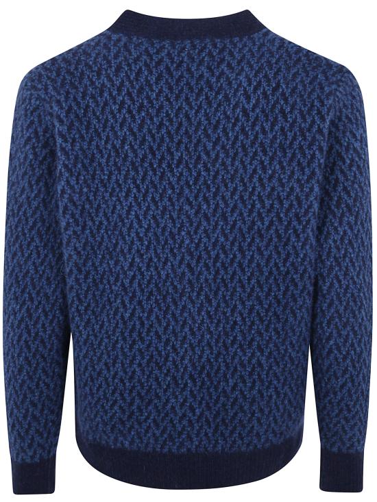 26FW 필리포 드 로렌티스 가디건 CB3ML WA5J2 6989 BLUE MIX - FILIPPO DE LAURENTIIS