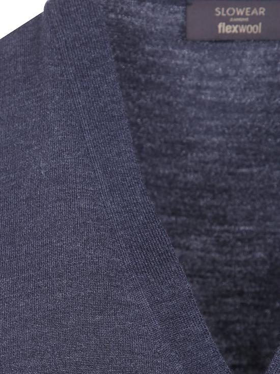26FW 자노네 가디건 811946 Z0290 N7027 MELANGE ANTHRACITE - ZANONE