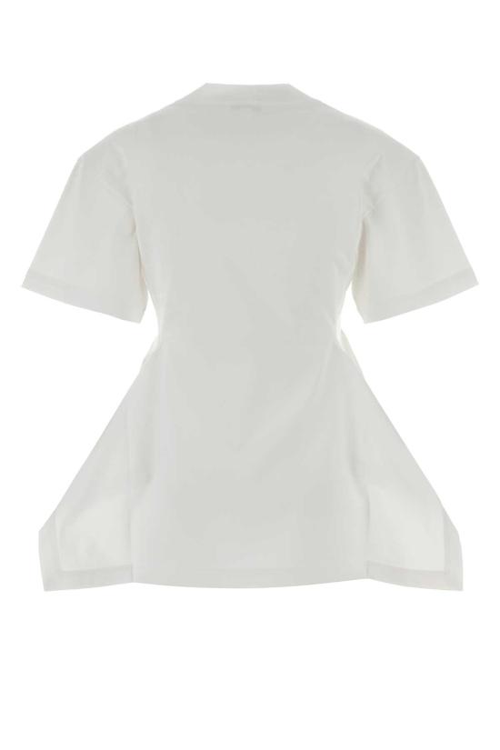 26SS 알라이아 반팔 티셔츠 AA9I0026J103C 000 White - ALAIA
