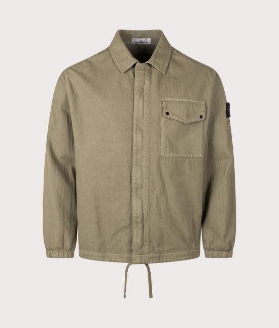 26FW 스톤 아일랜드 가죽 자켓 L2S15 1200014 S0456 V005G MILITARY GREEN DOM