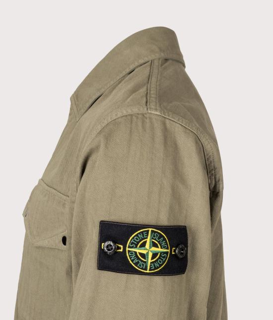 26FW 스톤 아일랜드 가죽 자켓 L2S15 1200014 S0456 V005G MILITARY GREEN DOM - STONE ISLAND