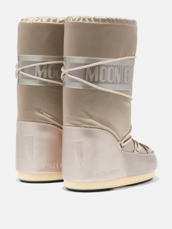 26FW 문부츠 아이콘 글랜스 플래티넘 새틴 부츠 80D1401680 B003 PLATINUM - MOON BOOT