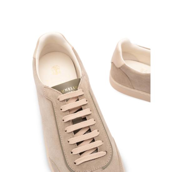 26FW 브루넬로 쿠치넬리 스웨이드 스니커즈 MZUMGLJ336 CEQ89 NEUTRALS - BRUNELLO CUCINELLI