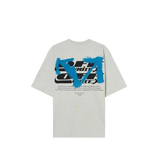 26FW 오프화이트 탑 44MAA120F26 J007 060 GREY - OFF WHITE