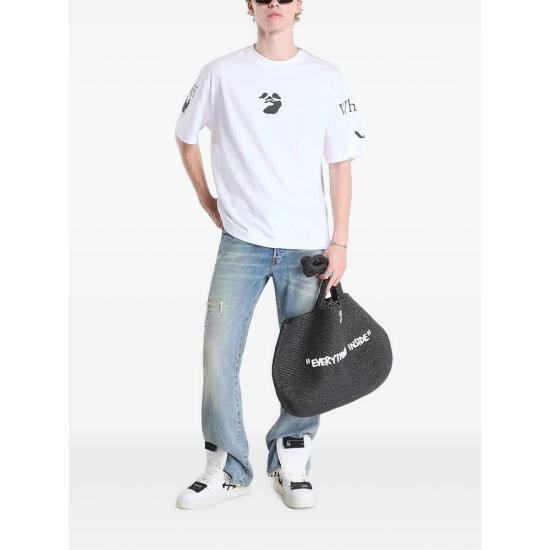 26FW 오프화이트 탑 44MAA120F26 J004 100 WHITE - OFF WHITE