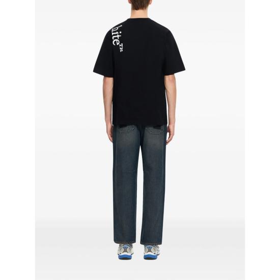 26FW 오프화이트 탑 44MAA120F26 J010 001 BLACK - OFF WHITE