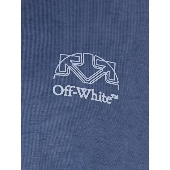 26FW 오프화이트 탑 44MAA120F26 J01F 411 BLUE - OFF WHITE