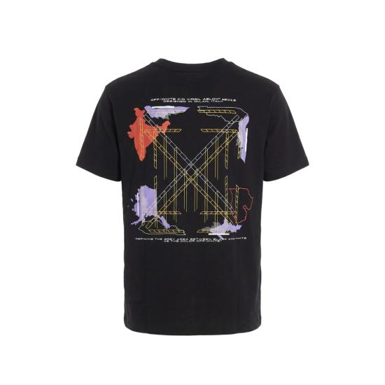 26FW 오프화이트 탑 44MAA120F26 J008 001 BLACK - OFF WHITE