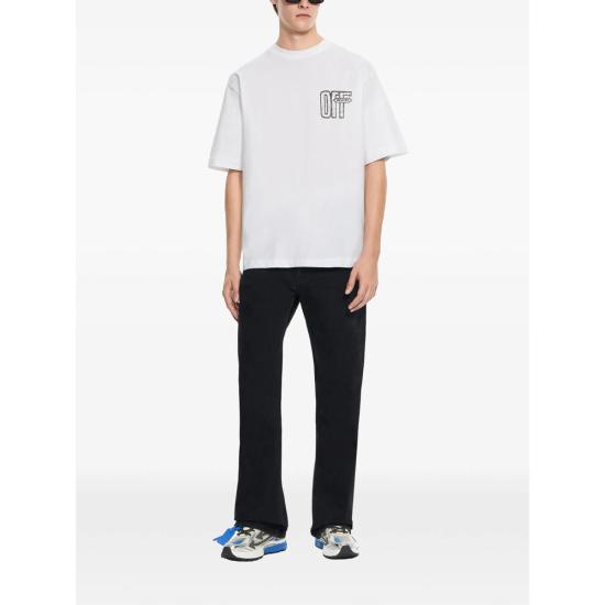 26FW 오프화이트 탑 44MAA120F26 J00Y 100 WHITE - OFF WHITE