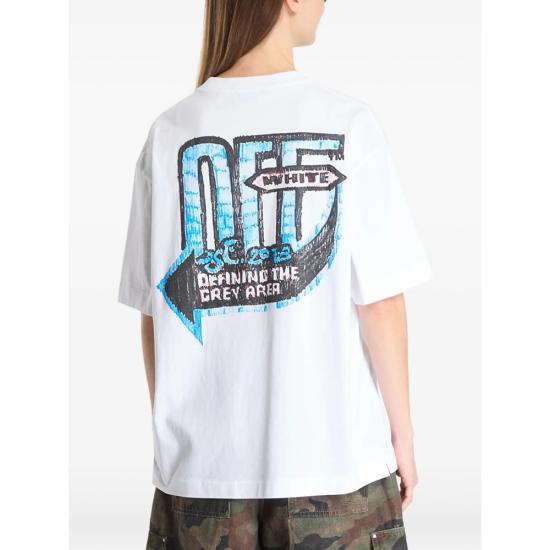 26FW 오프화이트 탑 44MAA120F26 J00C 100 WHITE - OFF WHITE