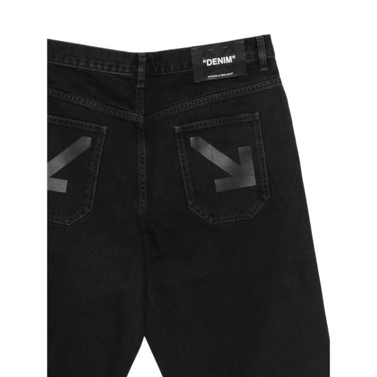 26FW 오프화이트 데님 팬츠 44MYA19DF26 D001 019 BLACK - OFF WHITE