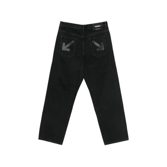 26FW 오프화이트 데님 팬츠 44MYA19DF26 D001 019 BLACK - OFF WHITE