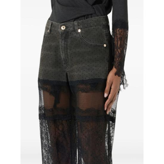 26FW 블루마린 스트레이트 팬츠 RF6020 D0294 87000 BLACK - BLUMARINE