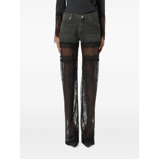 26FW 블루마린 스트레이트 팬츠 RF6020 D0294 87000 BLACK - BLUMARINE