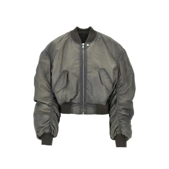 26FW 릭 오웬스 SECCHIA 플라이트 봄버 재킷 RR02F4792 NBFDH3 78 GREY
