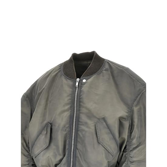 26FW 릭 오웬스 SECCHIA 플라이트 봄버 재킷 RR02F4792 NBFDH3 78 GREY - RICK OWENS