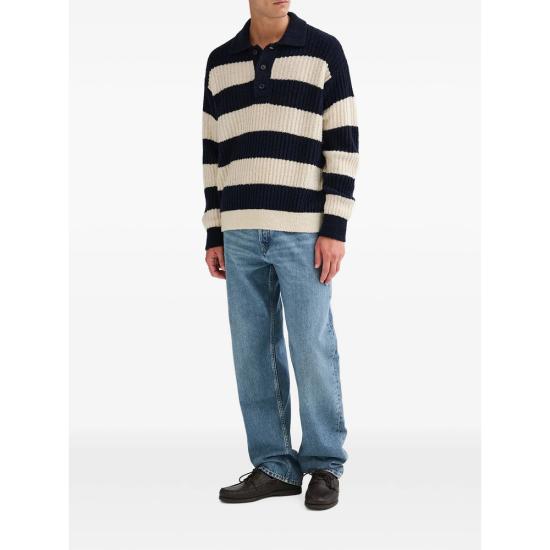 26FW 로베르토 콜리나 폴로 티셔츠 263MYB26104 NAVEC BLUE NEUTRALS - ROBERTO COLLINA