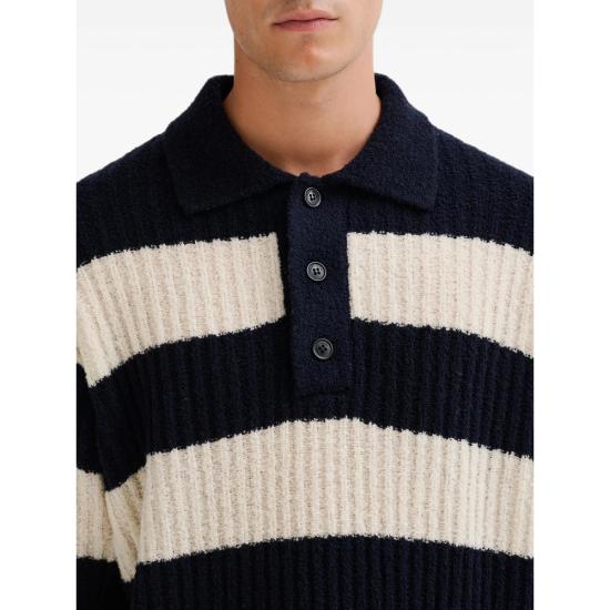 26FW 로베르토 콜리나 폴로 티셔츠 263MYB26104 NAVEC BLUE NEUTRALS - ROBERTO COLLINA
