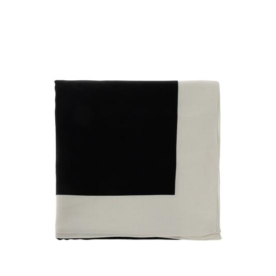 26FW 릭 오웬스 머플러/스카프 RR02F4473 SCAP12 1109 BLACK WHITE