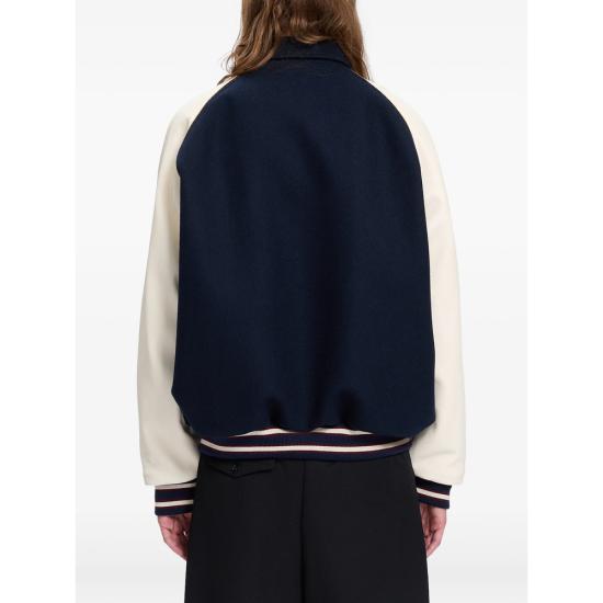 26FW 앤 드뮐미스터 봄버 자켓 B0014457 FA797 590 BLUE NEUTRALS - ANN DEMEULEMEESTER