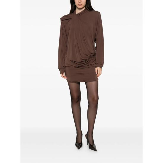 26FW 엔타이어 스튜디오 원피스 ESFW26DR03611 C721 BROWN - ENTIRE STUDIOS