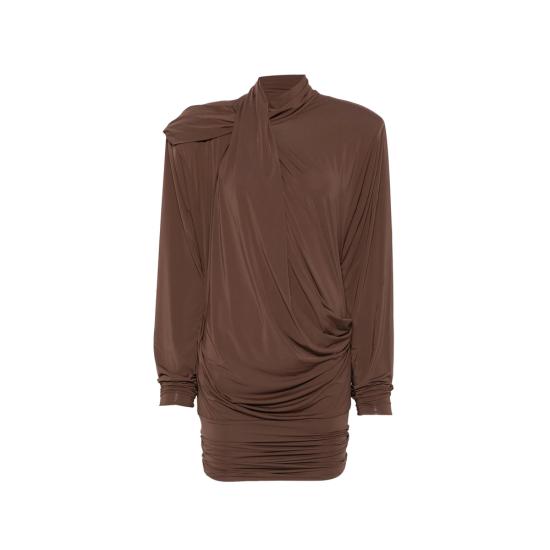 26FW 엔타이어 스튜디오 원피스 ESFW26DR03611 C721 BROWN