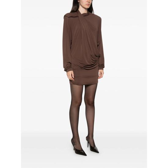 26FW 엔타이어 스튜디오 원피스 ESFW26DR03611 C721 BROWN - ENTIRE STUDIOS