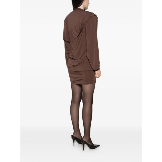 26FW 엔타이어 스튜디오 원피스 ESFW26DR03611 C721 BROWN - ENTIRE STUDIOS