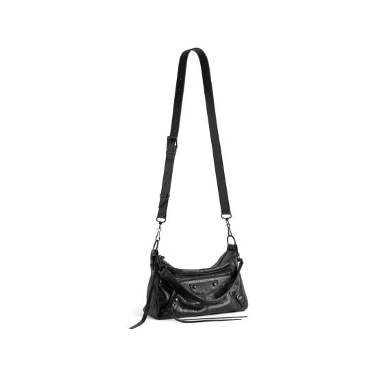 26FW 발렌시아가 르 시티 모토 스몰백 866057 2ABEK 1000 BLACK - BALENCIAGA