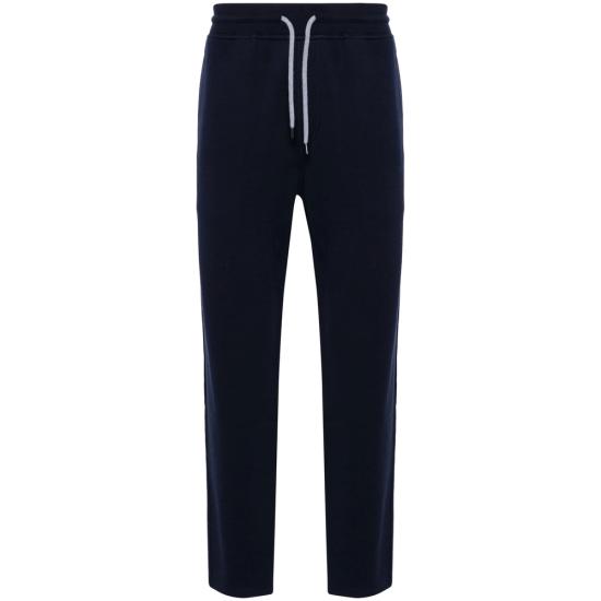 26FW 브루넬로 쿠치넬리 코튼 블렌드 트레이닝 팬츠 MM8313243G C1265 BLUE