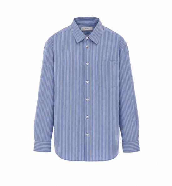 26FW 던스트 셔츠 UDSH6C102B2 BLUE STRIPE