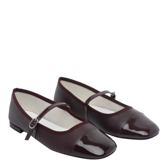26FW 레페토 조지아나 플랫슈즈 V4222VVE 1415 RED - REPETTO