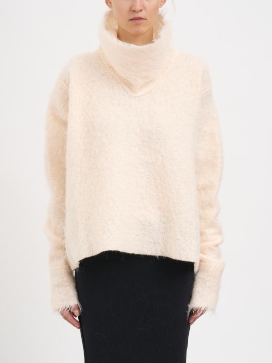 26FW 마크르비앙 스웨터 R2779BLANC White