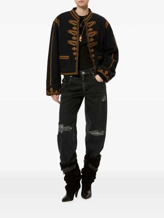 26FW 이자벨마랑에뚜왈 자켓 VE0726FAD3H07E 01BK BLACK - ISABEL MARANT ETOILE