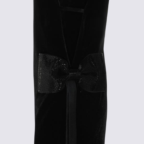 26FW 셀프 포트레이트 미디 원피스 SC26008X B BLACK - SELF PORTRAIT