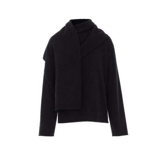 26FW 루루 드 세종 스웨터 FRANCES BLACK