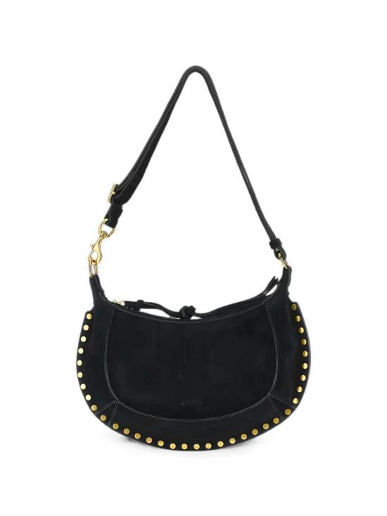 26FW 이자벨마랑 오스칸 문 스웨이드 카프스킨 레더 숄더백 PP0003FAA3C32M 01BK BLACK