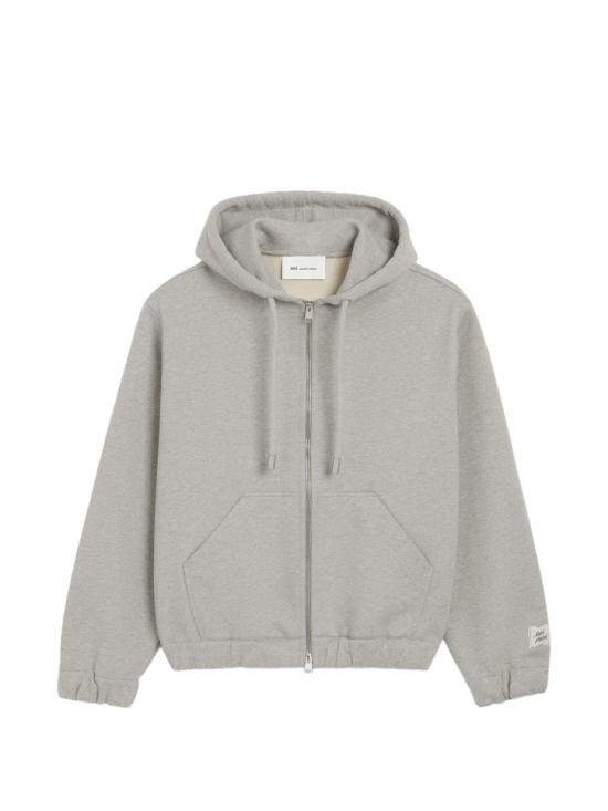 26FW 아미 후드 티셔츠 USW793 JE02380951 GRIS