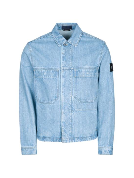 26FW 스톤 아일랜드 블루 린스 버튼 디테일 코치 재킷 블루 린스 버튼 디테일 코치 재킷 L2S144100006 S0J33VJ204