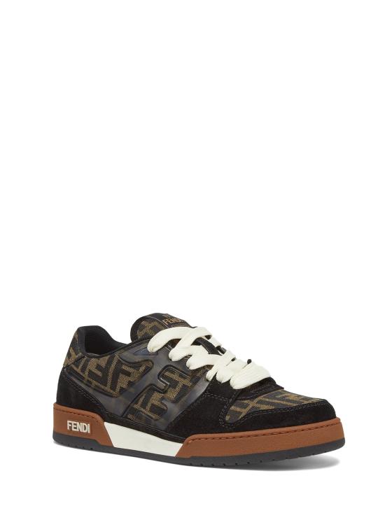 26SS 펜디 매치 스니커즈 7E1688 AQ6IF1PXA NERO TABACC ICE - FENDI