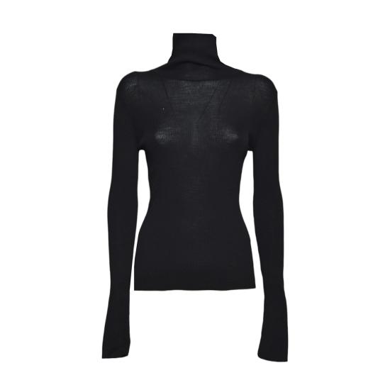 26FW 아워레가시 슬림 퍼넬 메리노 울 니트 슬림 퍼넬 메리노 울 니트 W4263SB BLACK