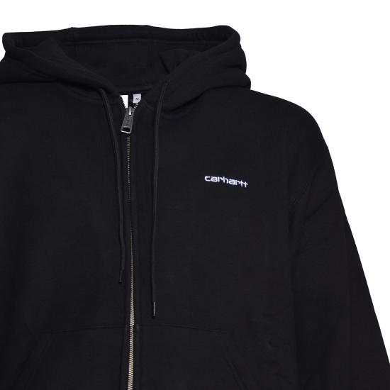 26FW 칼하트 WIP 후드 티셔츠 I037114 0D2XX NERO BIANCO - CARHARTT WIP