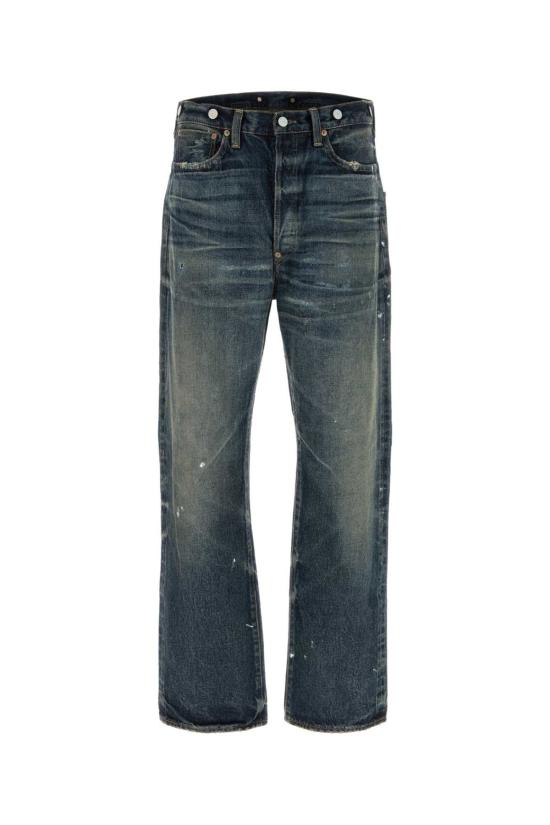 26FW 와타나베 준야 스트레이트 팬츠 WRP907W26 INDGXGRYBK Blue